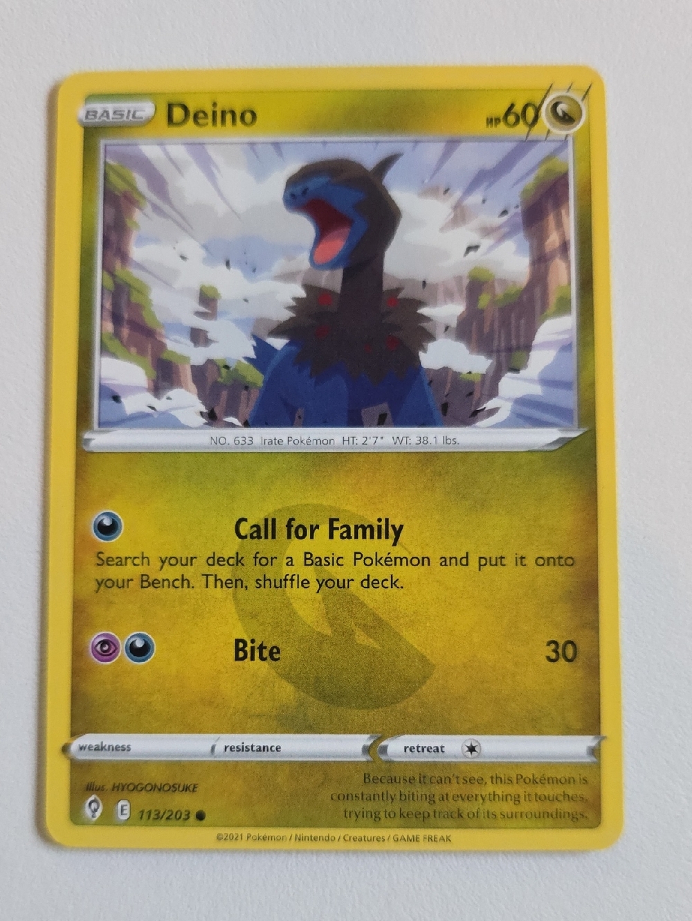 Pokemon Deino And Zweilous Card - Picture 3 of 5